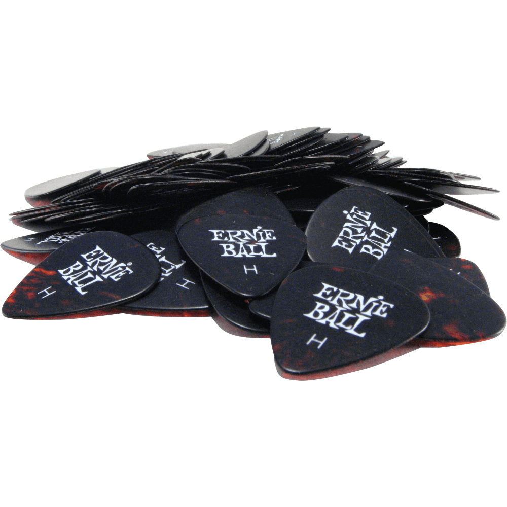 Cellulose Guitar Picks - Heavy Shell - 144 Pack Front