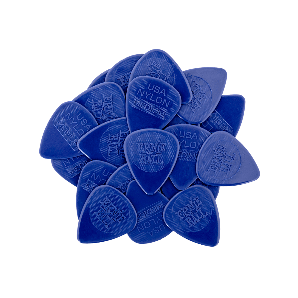 Paquet de 50 médiators  Medium Nylon Picks Injection Molded 0.72mm  Front