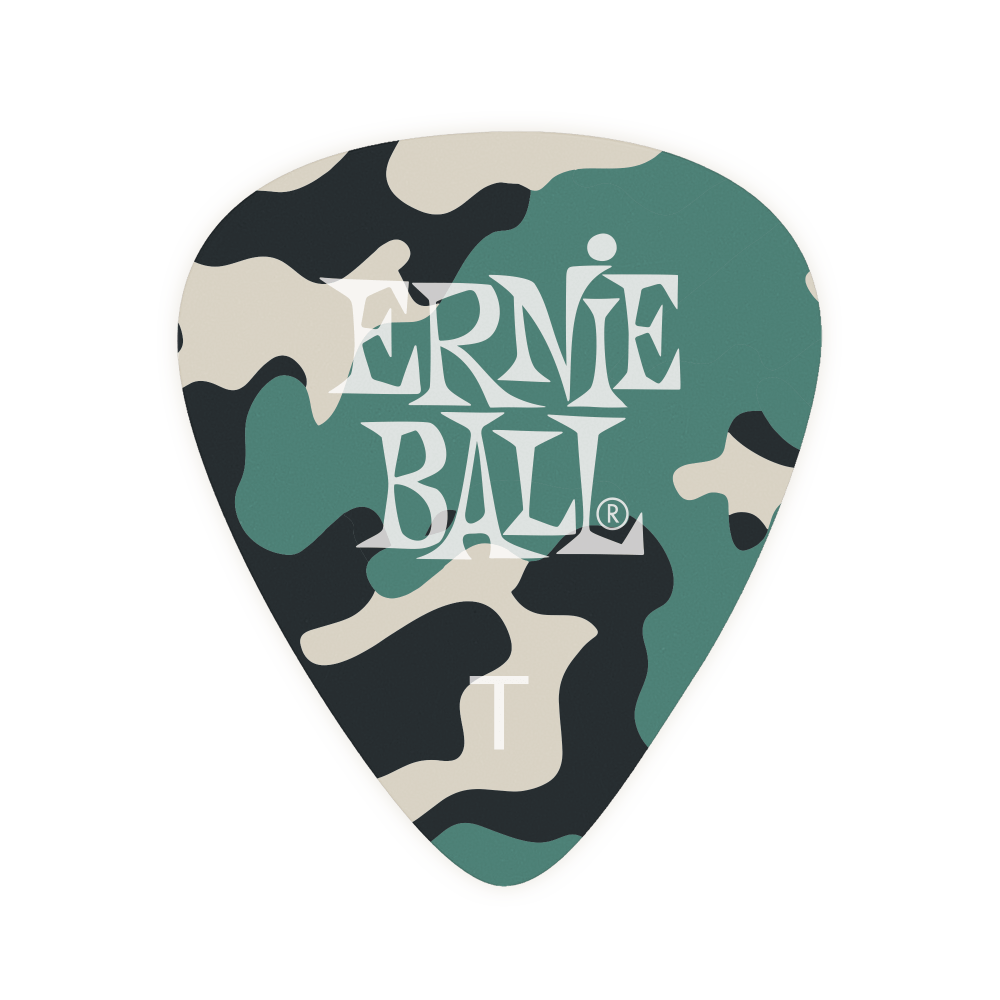 Camouflage Picks Thin 12er Packung Front