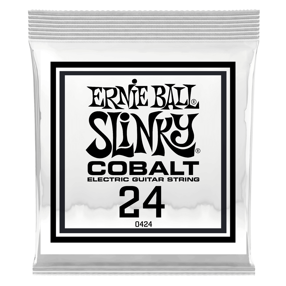 .024 Cobalt Wound Electric Guitar Strings 6 Pack Front