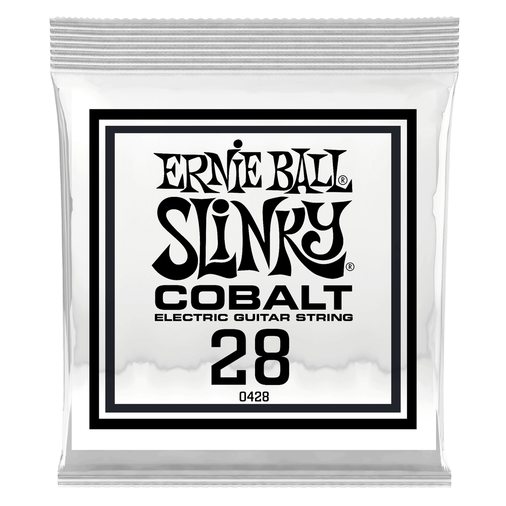 .028 Cobalt Wound Electric Guitar Strings 6 Pack Front