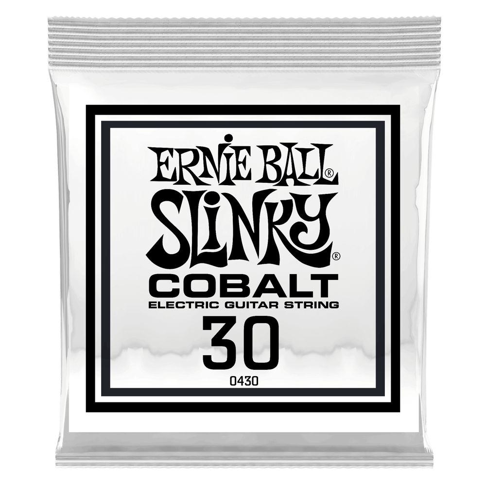 .030 Cobalt Wound Electric Guitar Strings 6 Pack Front