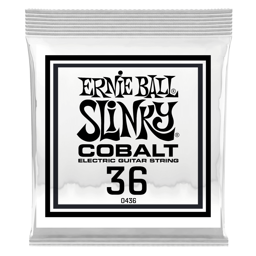 .036 Cobalt Wound Electric Guitar Strings 6 Pack Front