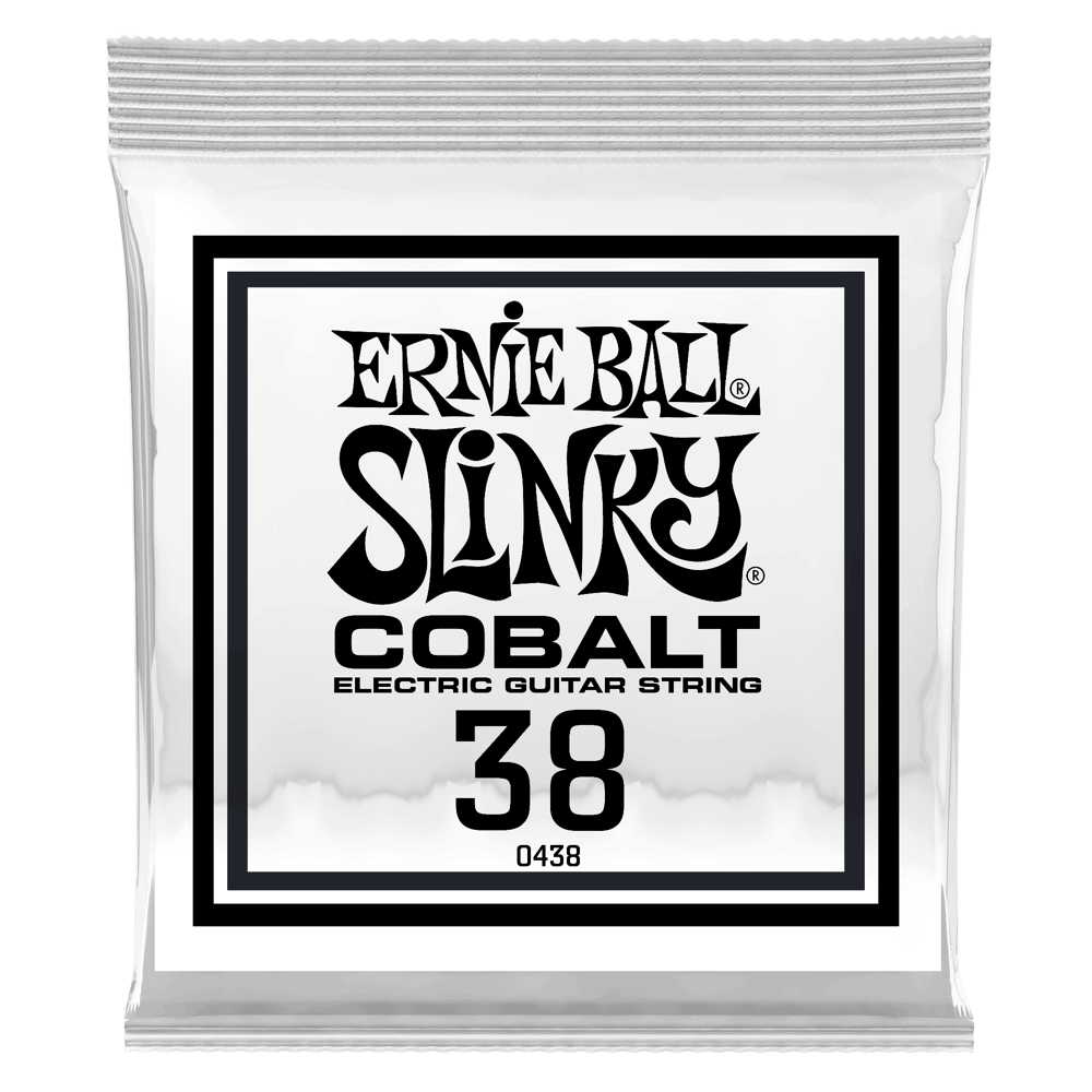 .038 Cobalt Wound Electric Guitar Strings 6 Pack Front