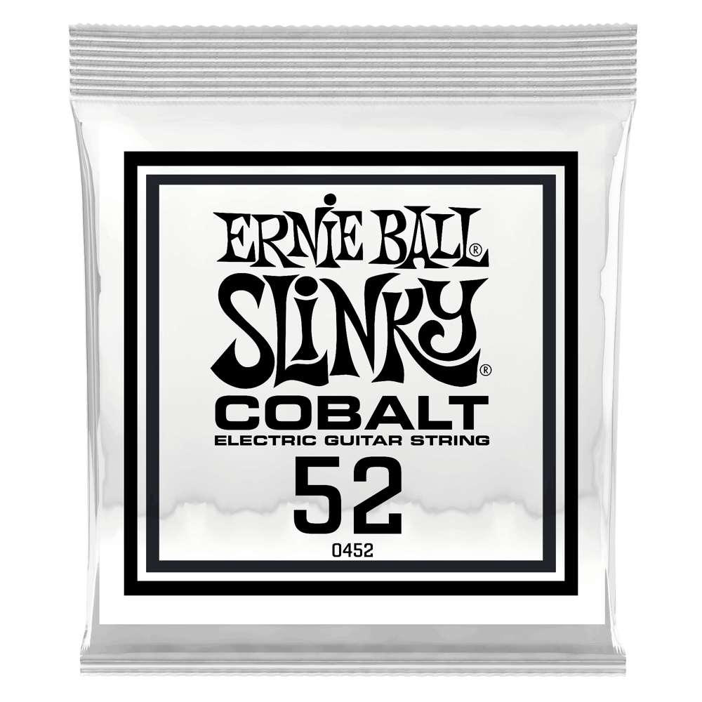 .052 Cobalt Wound Electric Guitar Strings 6 Pack Front