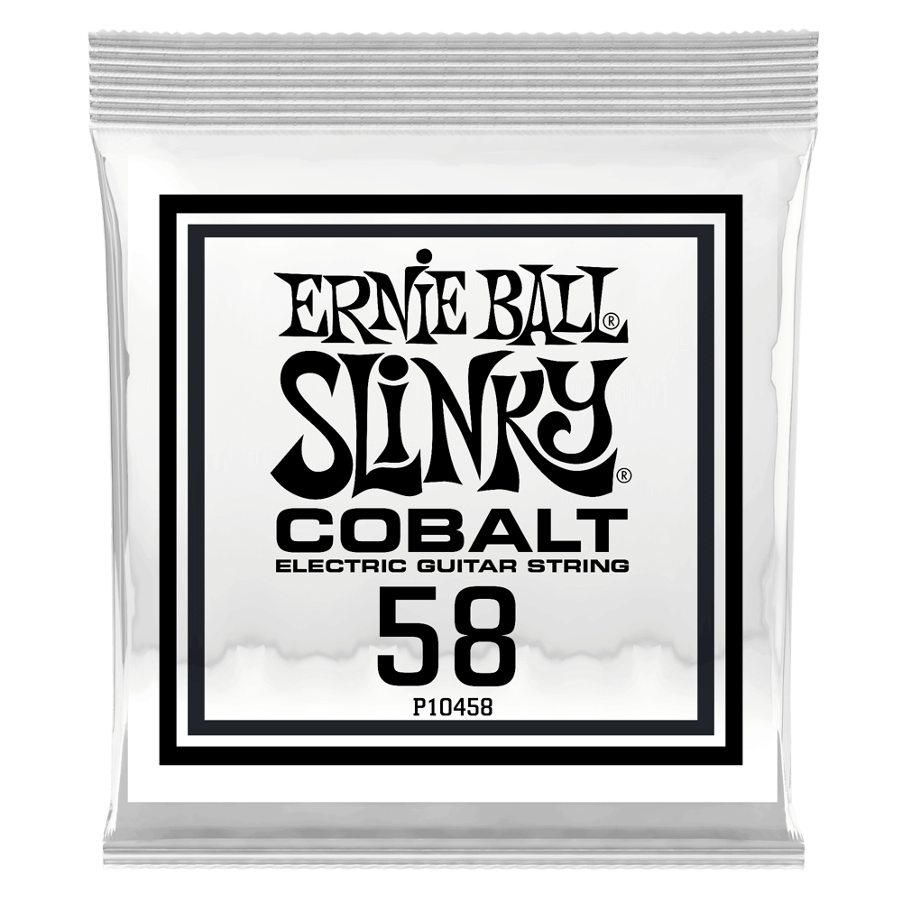 .058 Cobalt Wound Electric Guitar Strings 6 Pack Front