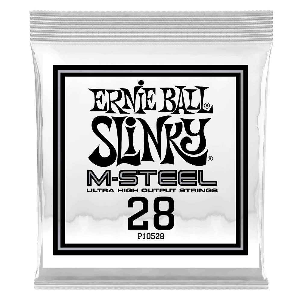 .028 - Corde Avvolte M-Steel per Chitarra Elettrica - 6 Pezzi Front