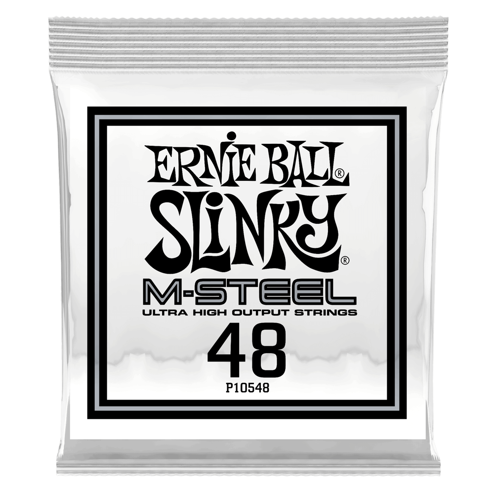 .048 - Corde Avvolte M-Steel per Chitarra Elettrica - 6 Pezzi Front