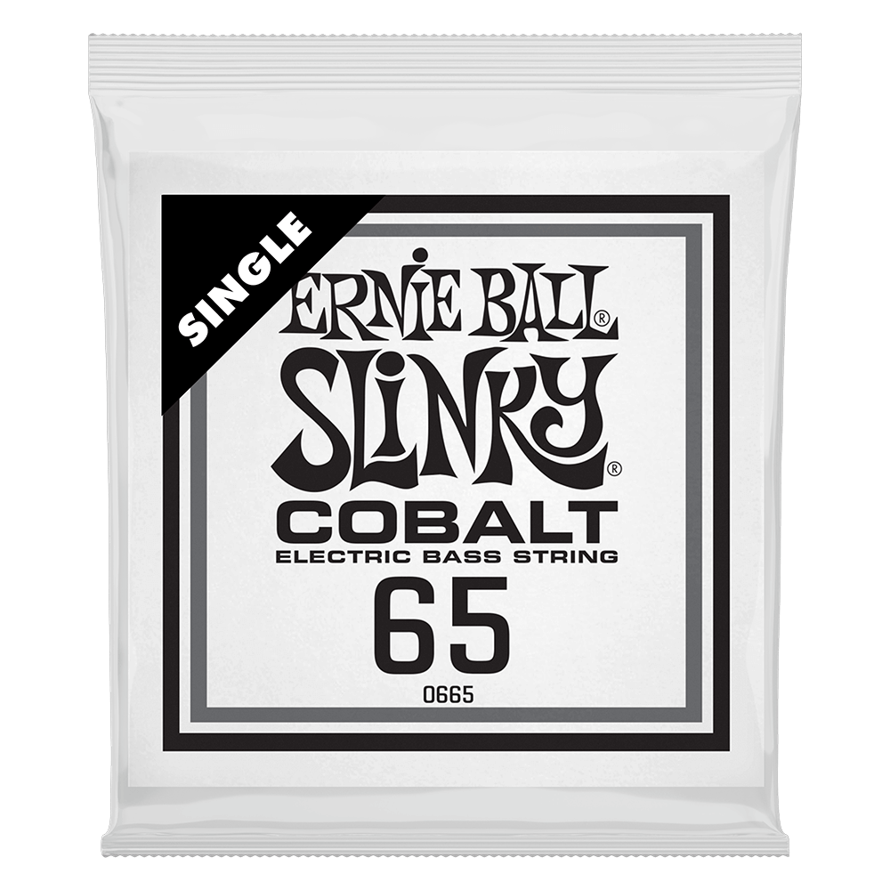 .065 Cobalt Wound Electric Bass String Single Front