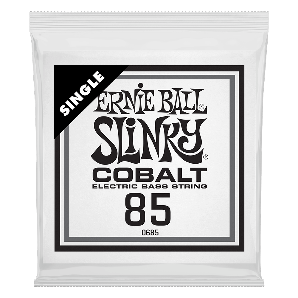 .085 Cobalt Wound Electric Bass String Single Front