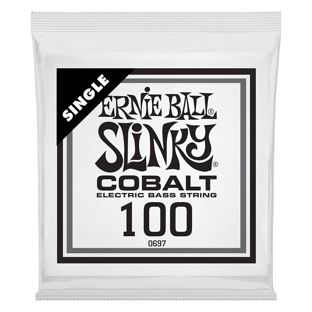 .100 Cobalt Wound Electric Bass String Single Front