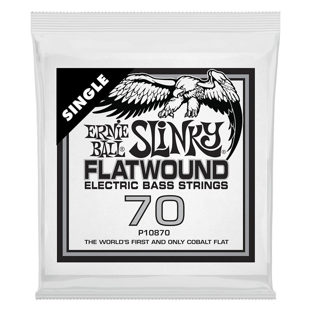 .070 Slinky Flatwound Electric Bass String Single Front