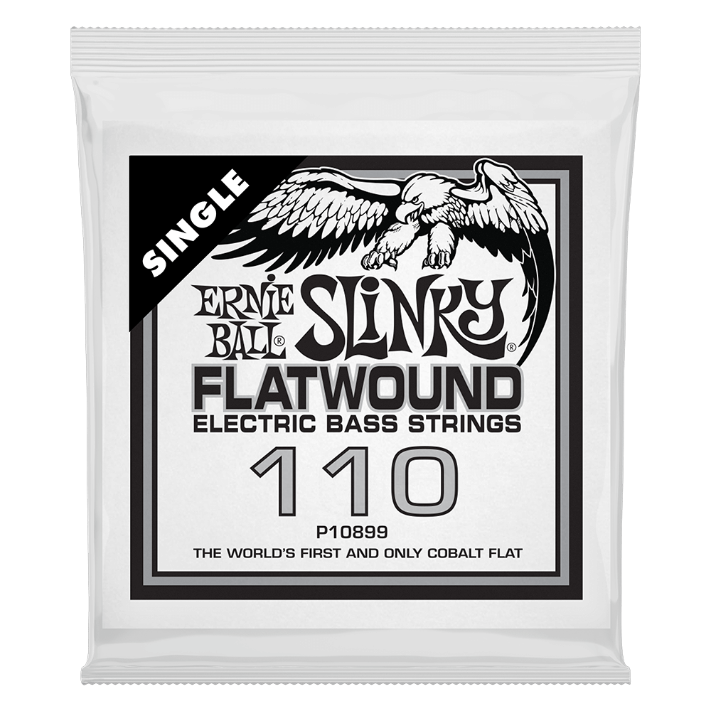 .110 Slinky Flatwound Electric Bass String Single Front