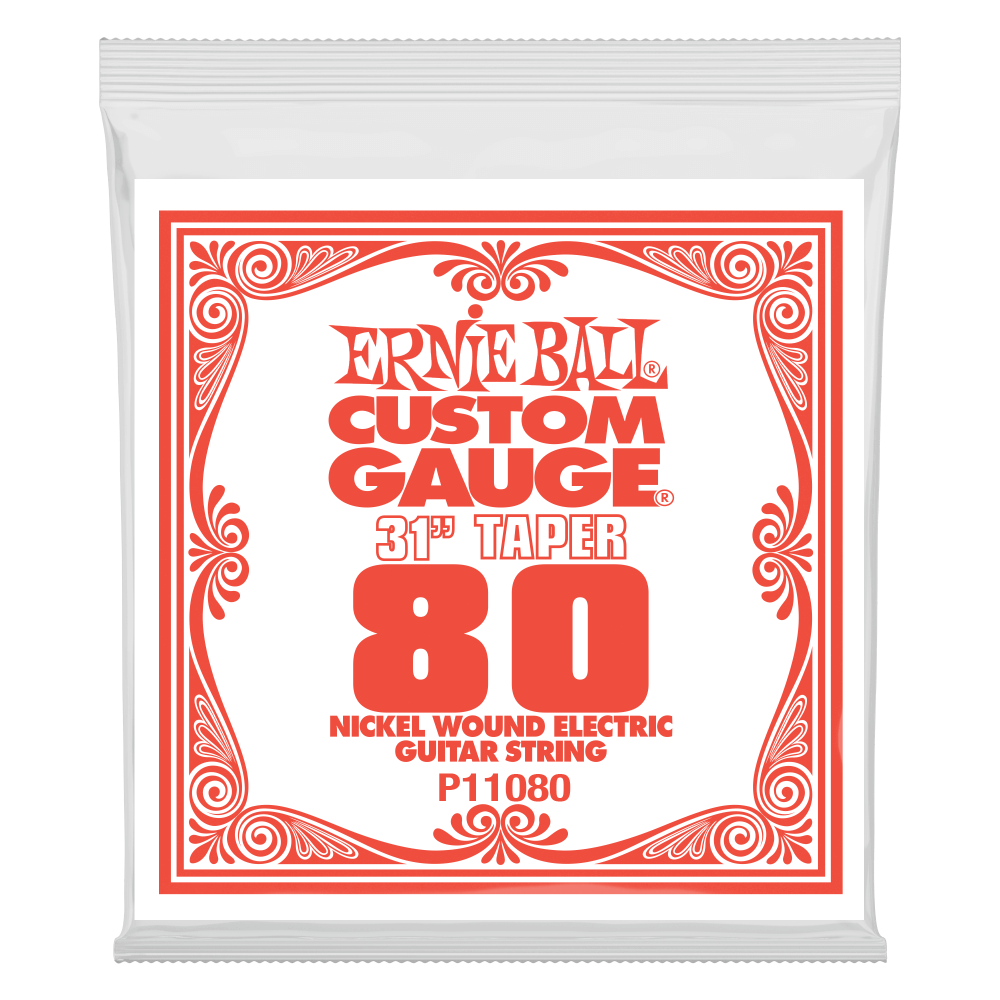 .080 Long Scale Nickel Corde Filée pour Guitare électrique au détail Front