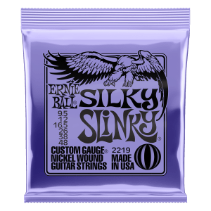 Silky Slinky Nickel Wound Electric Guitar Strings 9.5-48 Gauge Thumb