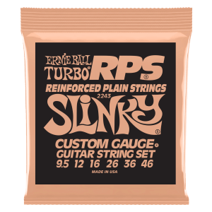Turbo Slinky RPS Nickel Wound Electric Guitar Strings 9.5-46 Gauge Thumb