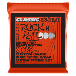 Skinny Top Heavy Bottom Slinky Classic Rock n Roll Pure Nickel Wrap Electric Guitar Strings 10-52 Gauge Thumb