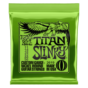 Titan Slinky Nickel Wound Electric Guitar Strings 11-56 Gauge Thumb