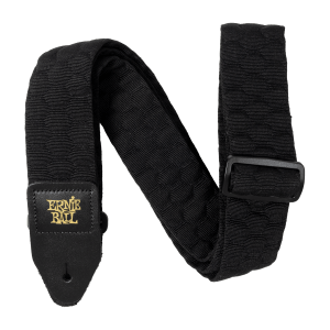 Classic Jacquard Guitar Strap/Bass Strap - Dark Matter Thumb