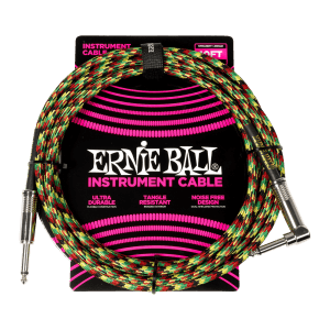 Braided Instrument Cable Straight/Angle 10ft - Good Vibrations Thumb