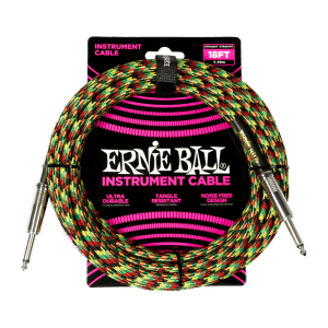 Braided Instrument Cable Straight/Straight 18ft - Good Vibrations Thumb