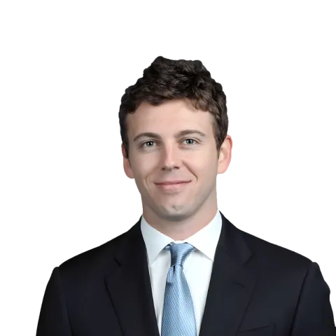 Headshot of Dillon Brozyna, a MA-based personal injury lawyer at Morgan & Morgan