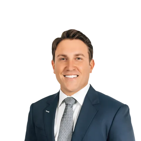 Headshot of Evan Rosenberg, a GA-based personal injury lawyer at Morgan & Morgan