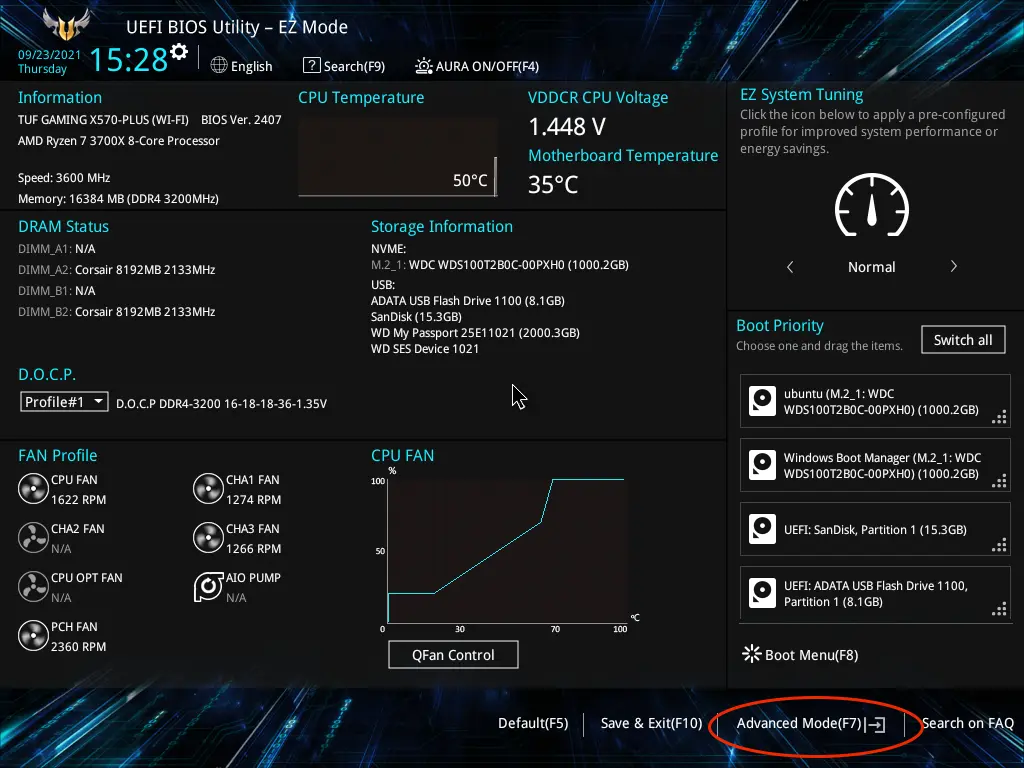 asus bios advanced mode