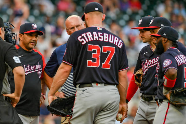 Nationals place Strasburg on 10-day IL with neck strain