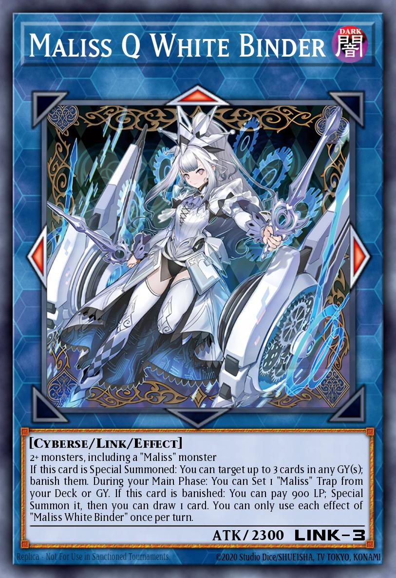 Maliss <Q> White Binder