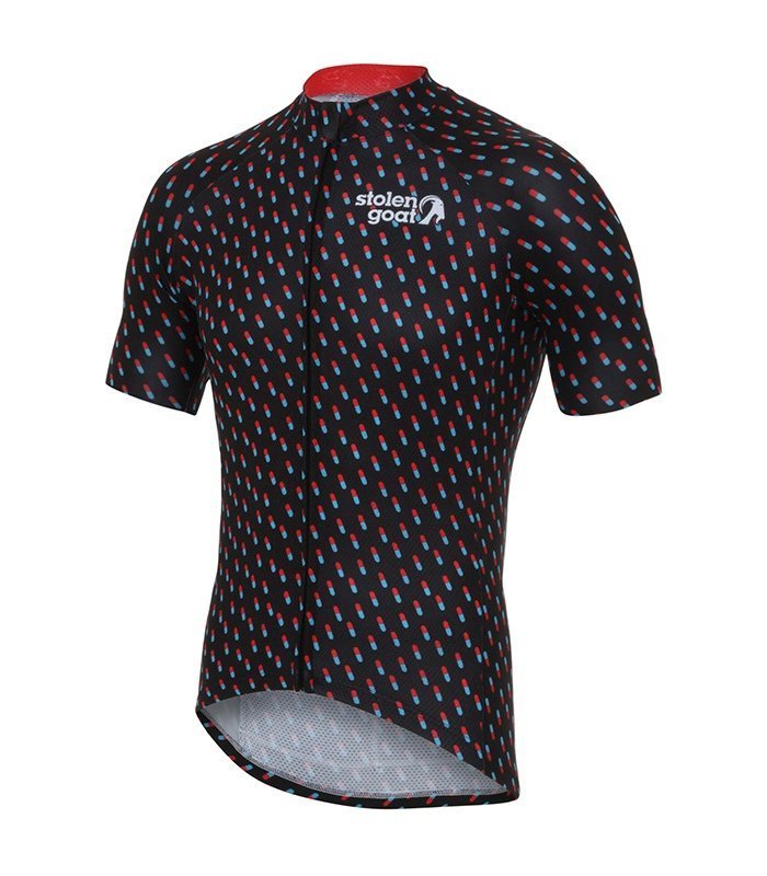 stolen goat pharmacy kitdoping mens cycling jersey