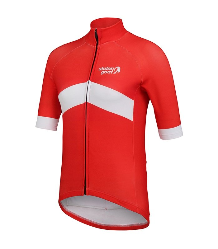 orkaan everyday waterproof cycling jersey ss ladies orange front