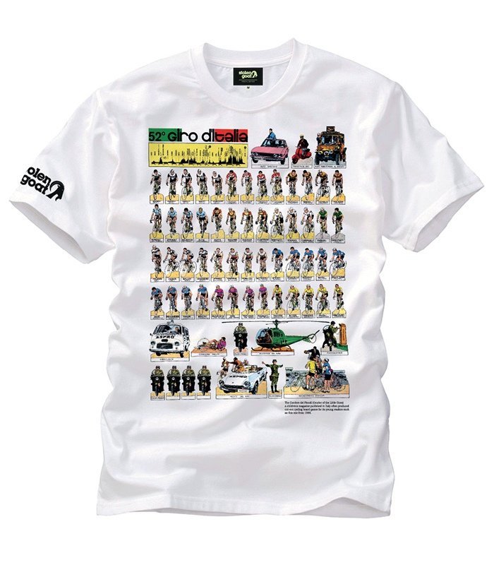giro d italia cycling t-shirt 100 years