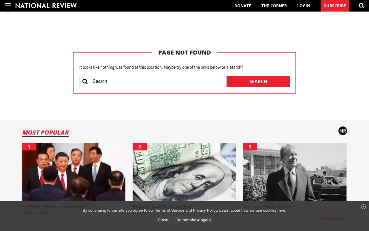 Screenshot of dailycaller.com page.