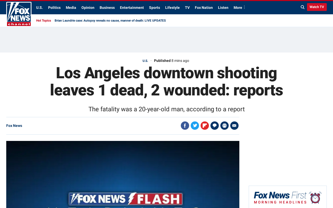 Screenshot of foxnews.com page.