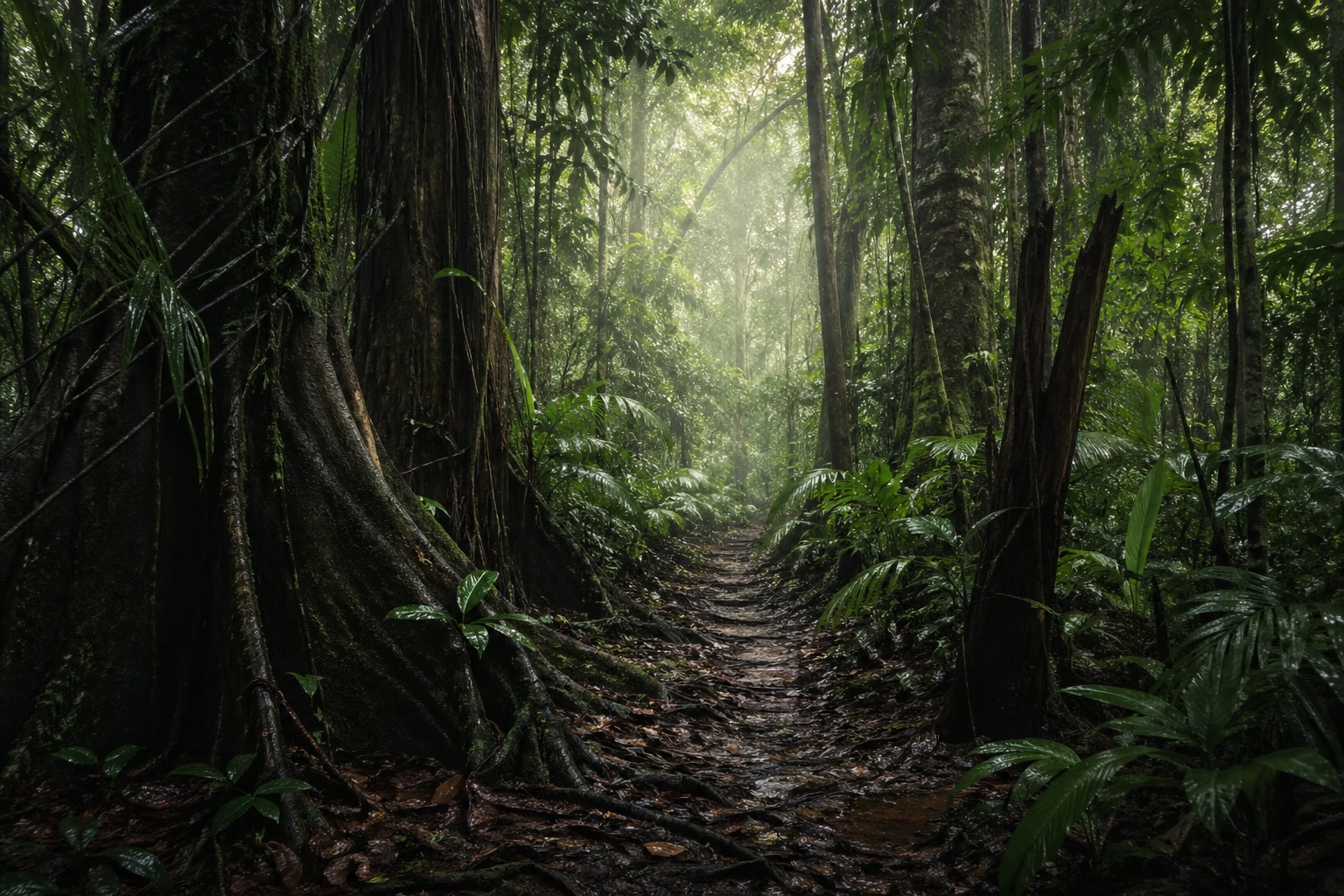 Landscape on the osa peninsula
