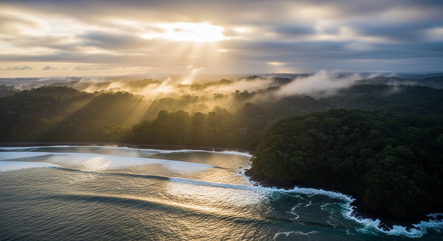 Aerial photography from Costa Rica's Osa Peninsula