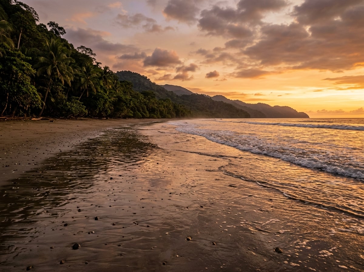 Landscape on the osa peninsula