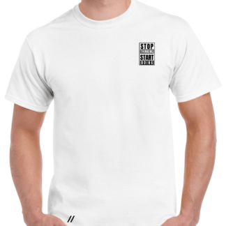 Camiseta Zen - Stop Thinking Start Doing Pocket