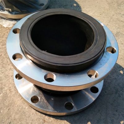 Stainless steel flange rubber joint