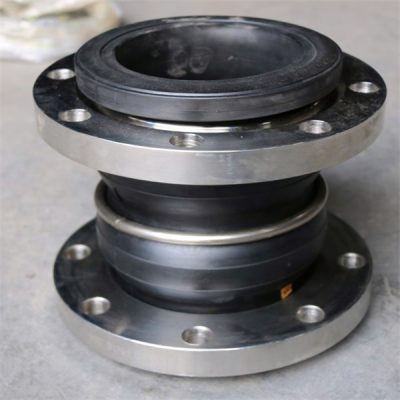 Stainless steel flange double ball rubber joint