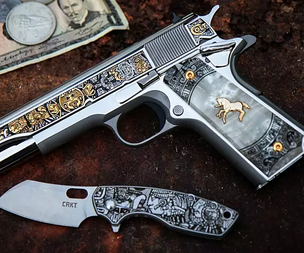 Colt Colt Aztec Empire Stainless 1 of 500 TALO special edition pistols