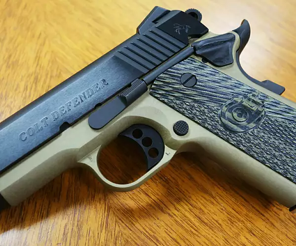 Colt Army Green Defender .45 1 of 400 O7000DZG TALO special edition pistols