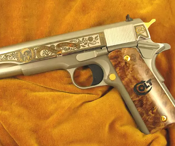 Colt COLT EMILIANO ZAPATA STAINLESS .38 SUPER TALO special edition pistols
