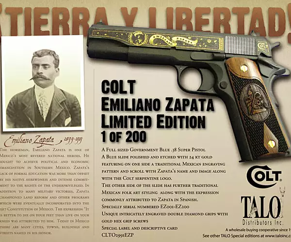 Colt COLT EMILIANO ZAPATA TALO special edition pistols