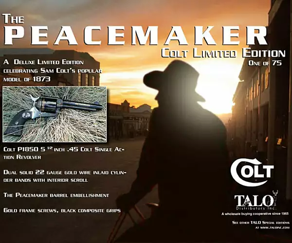 Colt COLT PEACEMAKER TALO special edition revolvers