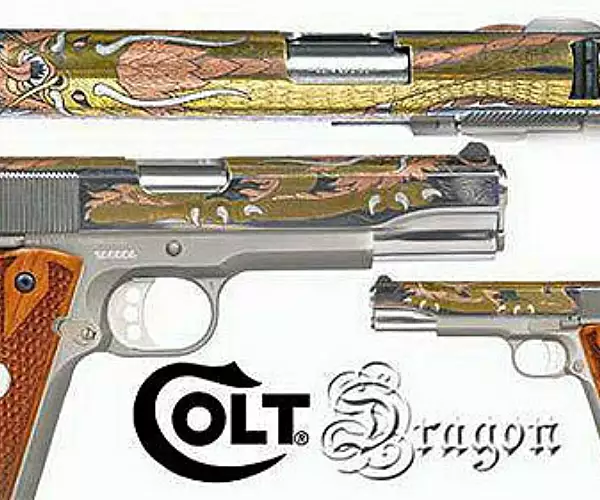 Colt COLT SILVER DRAGON TALO special edition pistols
