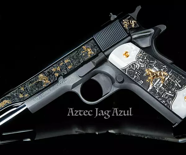 Colt Colt Aztec Jaguar Azul .38 Super Limited Edition TALO special edition pistols