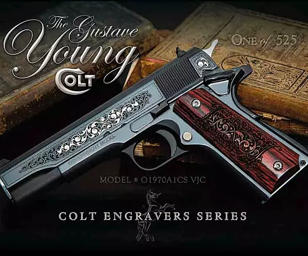 Colt Colt Gustave Young Engraver Series O1970A1CS VJC TALO special edition pistols