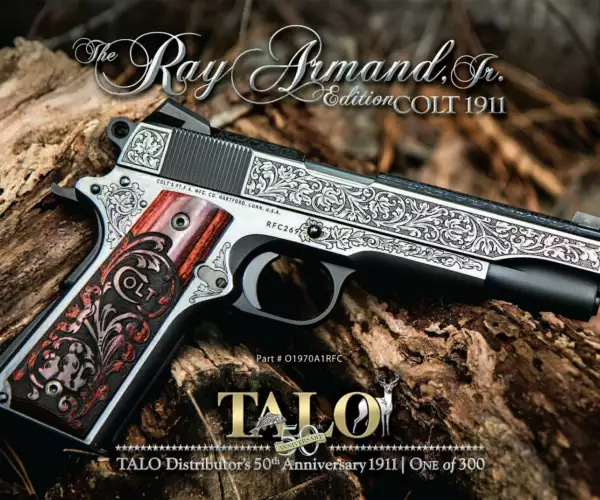 Colt O1970A1RFC - Ray Armand Jr edition. TALO's 50th TALO special edition pistols